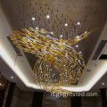 Shopping Mall Luxury Decoration Lumo personalizzato di vetro personalizzato
